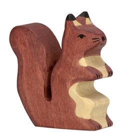 Holztier Eichhörnchen stehend