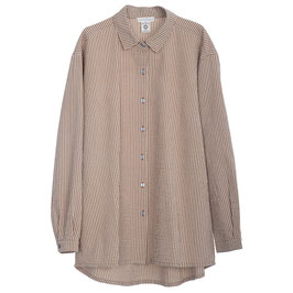 Frauen Kragenbluse Saffronchecks