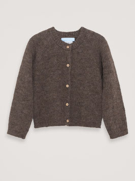 Kinder Alpaka Wollcardigan Pinecone