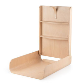 Buchenholz Wandwickeltisch Natur