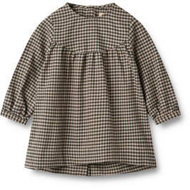 Gr. 92 Baby Flanellkleid Raven Check