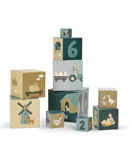 Stapelboxen Bauernhof Blau