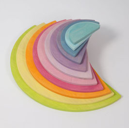 Bauplatten Halbkreis Pastell