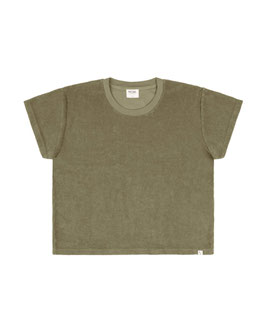 Frauen Frotteeshirt Olive Green