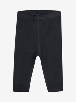 Wolle Seide Leggings Dark Navy