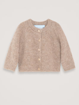Baby Alpaka Wollcardigan Beige