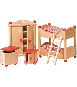 Puppenhausmöbel Kinderzimmer Etagenbett