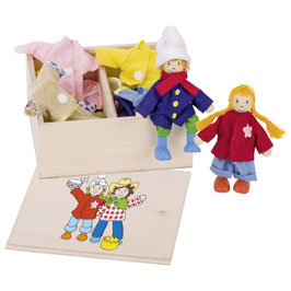Puppenhaus Biegepuppen Klamottenkiste