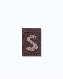 Gestrickte Girlande Buchstabe S