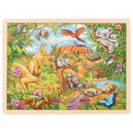 96 Teile Holzpuzzle Australische Tierwelt