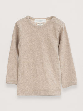 Baby Langarmshirt Melange Oat