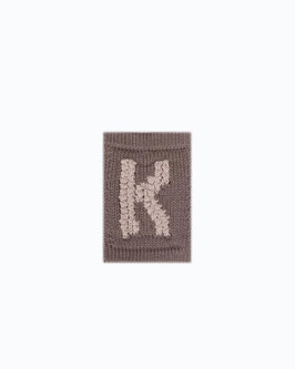 Gestrickte Girlande Buchstabe K