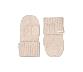 Baby Kaschmirfäustlinge Sand Melange