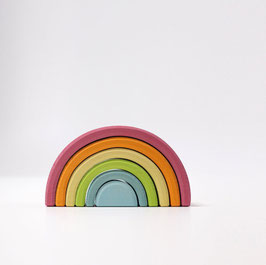 Bauspiel Regenbogen Pastell