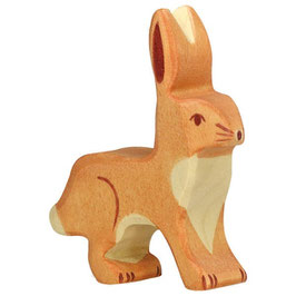 Holztier Hase Ohren oben