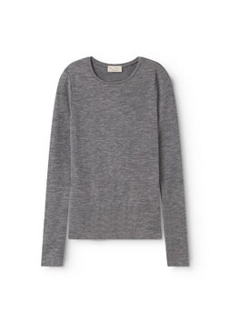 Frauen Wollshirt Grey