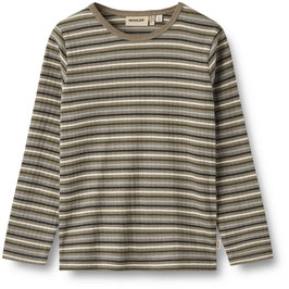 Kinder Langarmshirt Streifen Multi