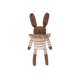 Alpakawolle Kuschelhase Sand Striped