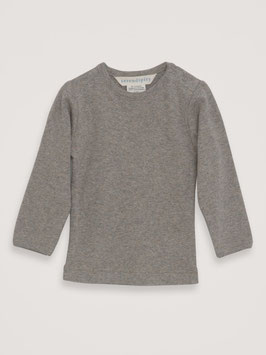 Baby Langarmshirt Melange Taupe