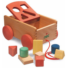 Formenwagen aus Holz