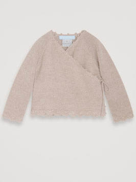 Baby Wickelpullover Bisquit