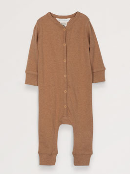 Baby Strampler Melange Cashew