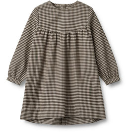 Kinder Flanellkleid Raven Check