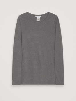 Frauen Langarmshirt Melange Soil