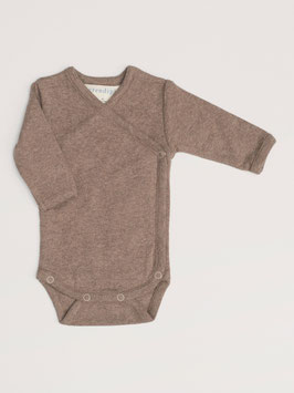 Neugeborene Wickelbody Melange Acorn