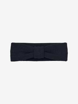 Merino Wollstirnband Dark Navy