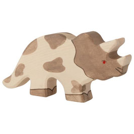 Holztier Triceratops