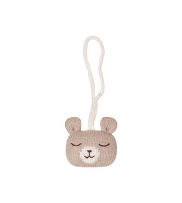Alpakawolle Hängerassel Bär Beige