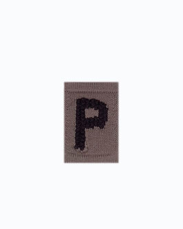Gestrickte Girlande Buchstabe P