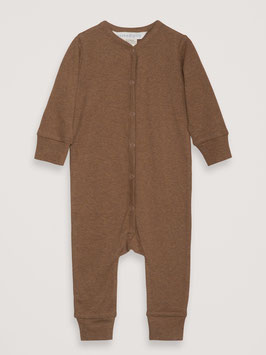 Baby Strampler Melange Almond