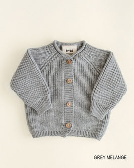 Merinowolle Babycardigan Grey