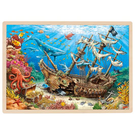 192 Teile Holzpuzzle versunkenes Schiff