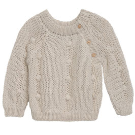 Baby Alpaka Wollpullover Natural