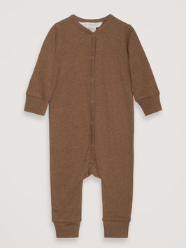 Baby Strampler Melange Almond