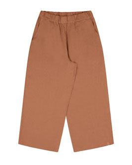Frauen Leinenhose Kaffee