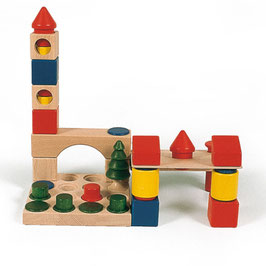 Cubio Bausteckspiel aus Holz