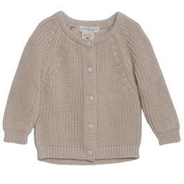 Baby Strickcardigan Fog