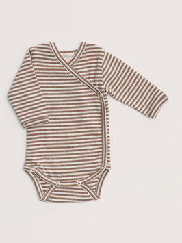 Neugeborene Wickelbody Streifen Acorn