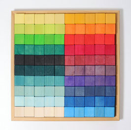 Mosaikwürfel aus Holz Farben