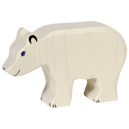 Holztier Eisbär gross