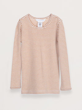 Kinder Langarmshirt Streifen Cashew