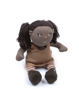 Gestrickte Stoffpuppe Rita