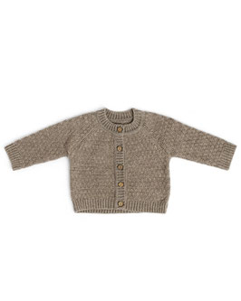 Baby Merino Strickcardigan Nature