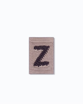 Gestrickte Girlande Buchstabe Z