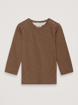 Baby Langarmshirt Melange Almond