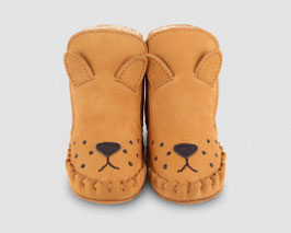 Gr. 17/18 Baby Lederboots Löwe